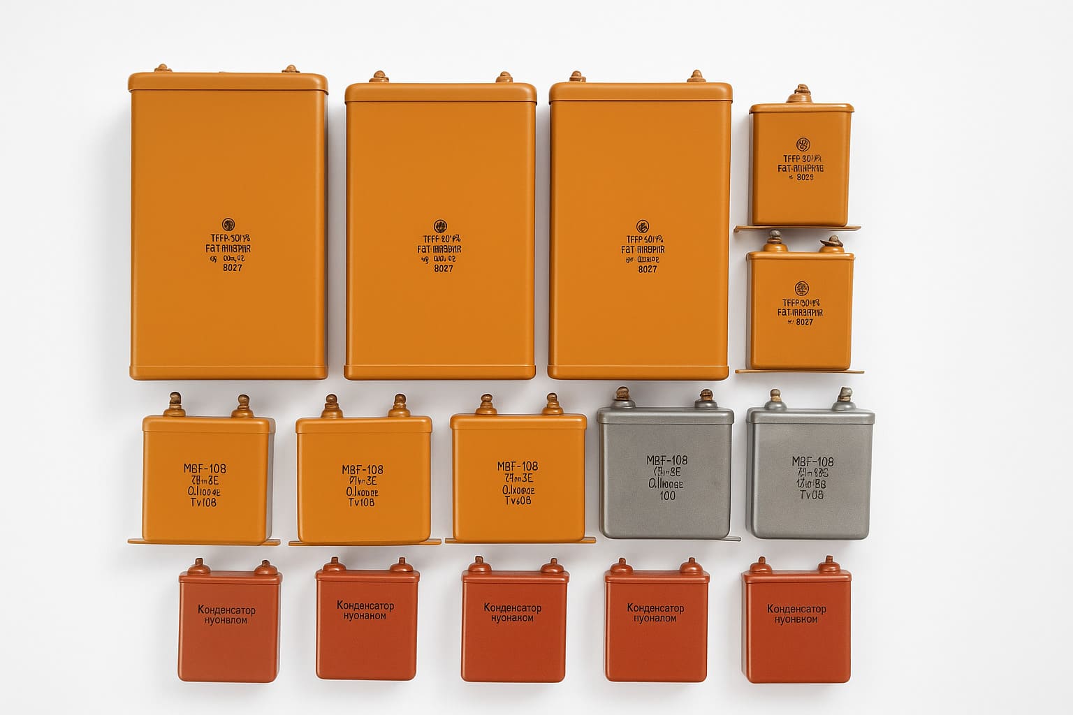 Металлобумажные и электролитические конденсаторы