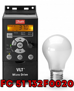 Danfoss VLT Micro Drive FС 51 1,5 кВт 132F0020