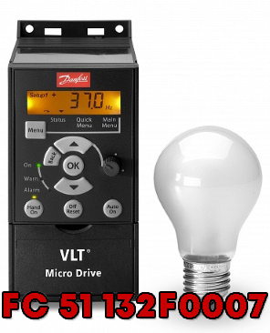 Danfoss VLT Micro Drive FС 51 2,2 кВт 132F0007