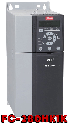 Danfoss VLT® Midi Drive FC 280 1,1 кВт FC-280HK1K