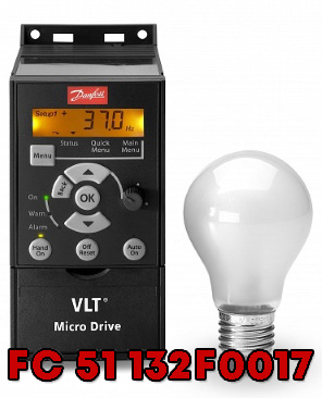 Danfoss VLT Micro Drive FС 51 0,37 кВт 132F0017