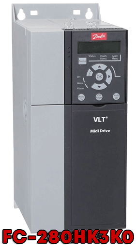 Danfoss VLT® Midi Drive FC 280 3 кВт FC-280HK3K0
