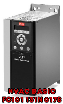 Danfoss VLT HVAC Basic Drive FC 101 0,75 кВт 131N0178