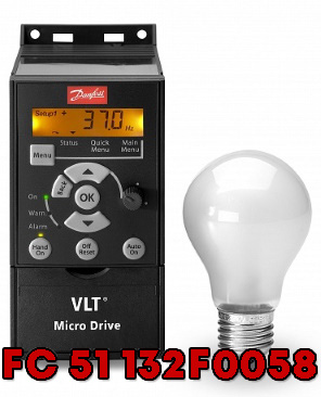 Danfoss VLT Micro Drive FС 51 11 кВт 132F0058