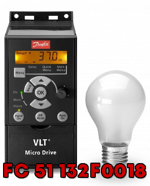Danfoss VLT Micro Drive FС 51 0,75 кВт 132F0018