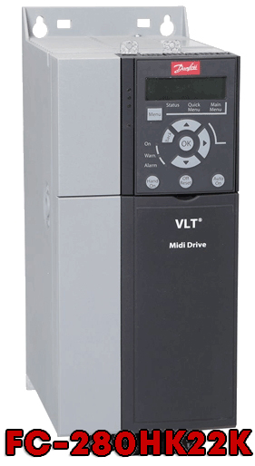 Danfoss VLT® Midi Drive FC 280 22 кВт FC-280HK22K