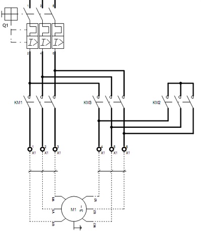 Схемы подключения электродвигателей трехфазных асинхронных / В