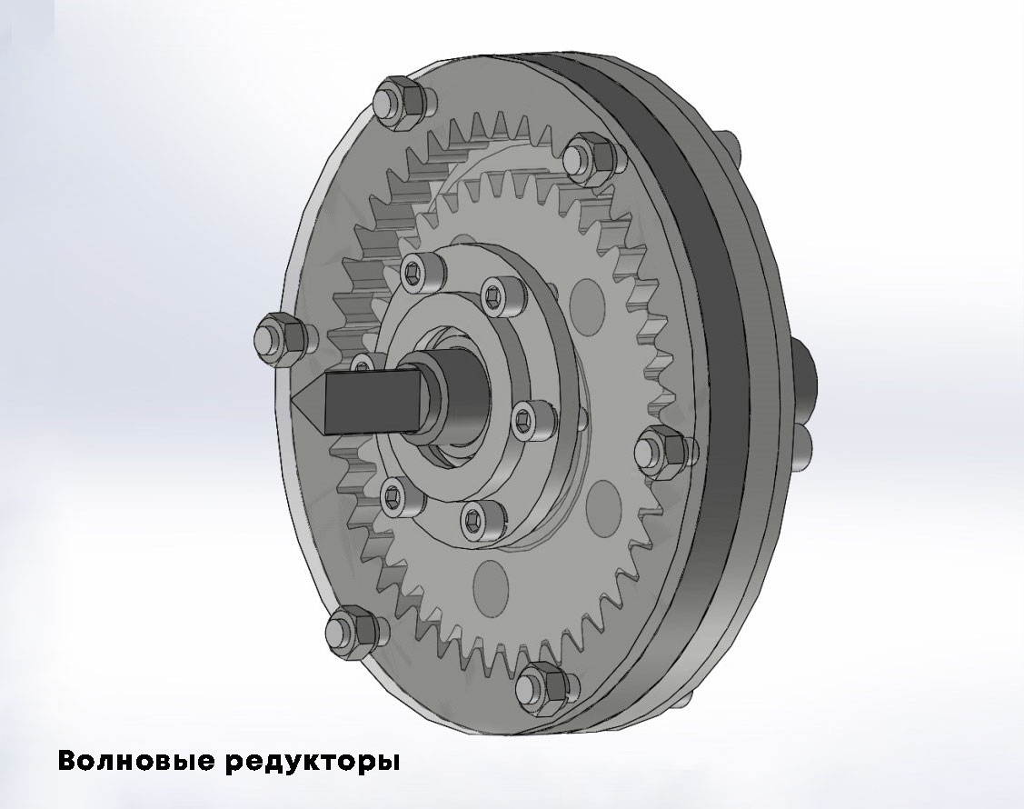 где используются редукторы волнового типа