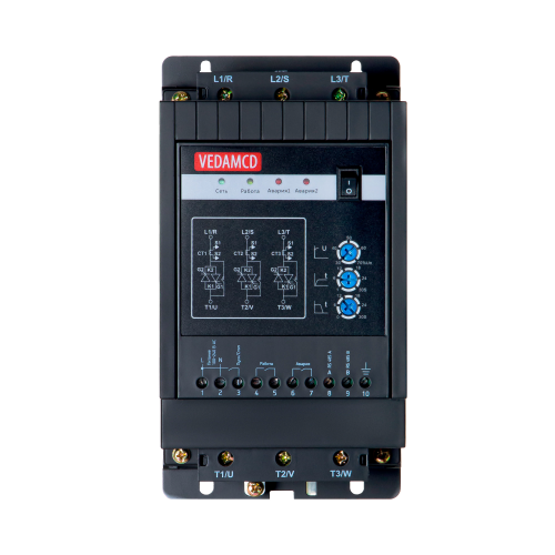 Устройство плавного пуска VEDA MCD1 — MCD12315 — VM-10-P55K-0110-T4-CV2-M